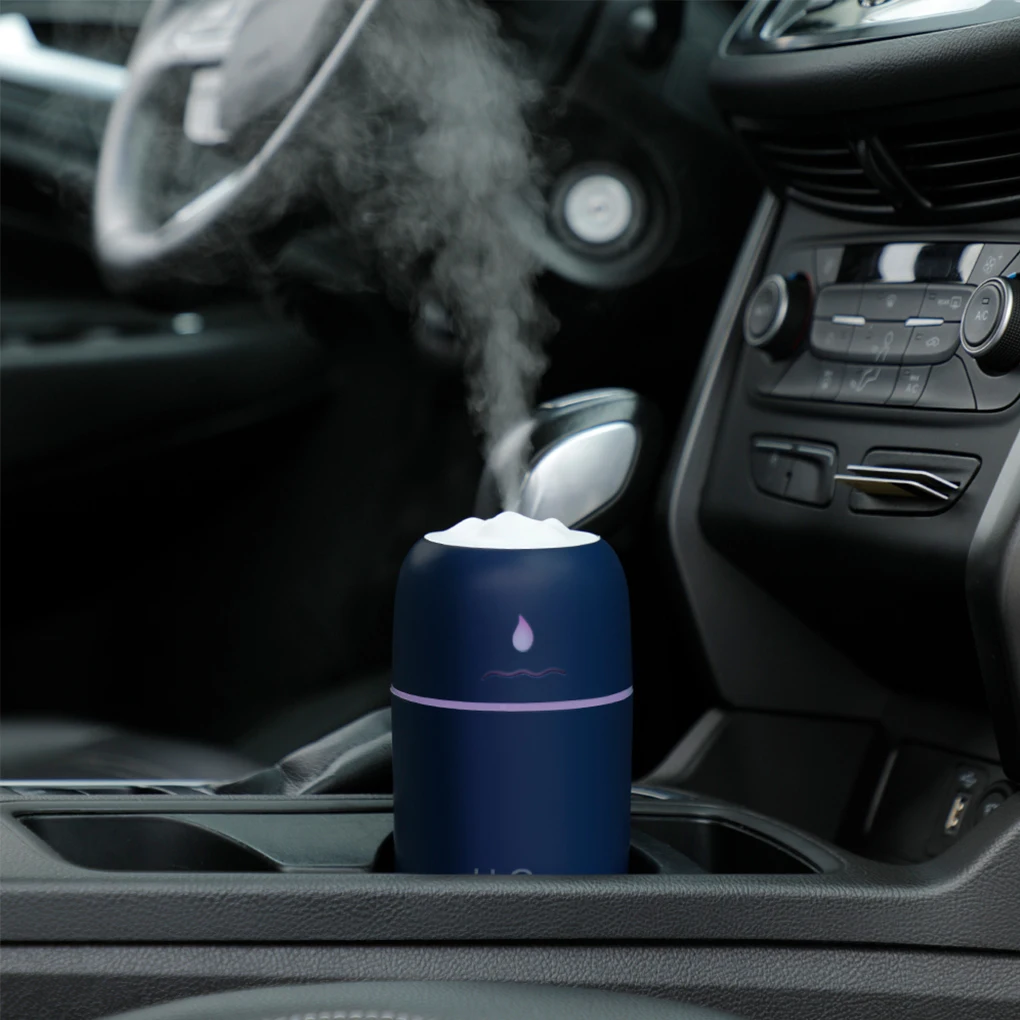 200/280/300ml Mini Air Humidifier USB Car Aroma Essential Oil Diffuser Home Fogger Mist Maker Sprayer LED Night Lamp Accessories |