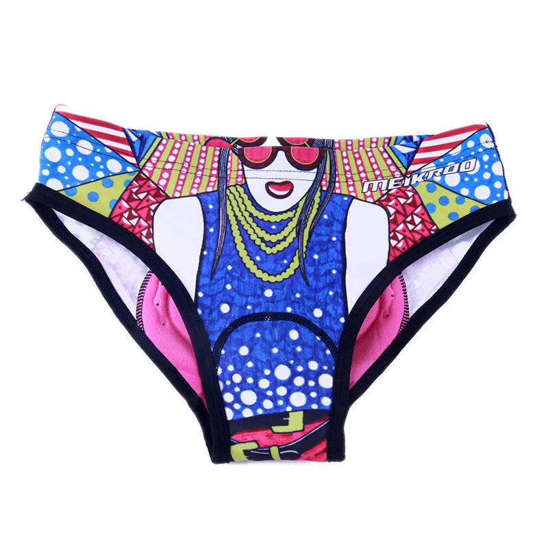 Женские велосипедные шорты с уникальным рисунком гелевое нижнее белье для