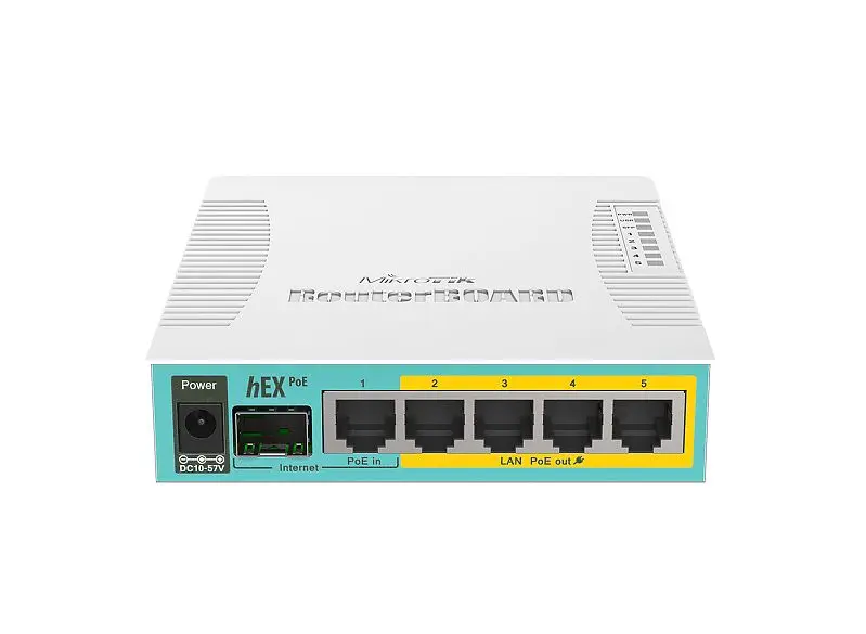 MikroTik RB960PGS Routerboard с шестигранной головкой PoE 5 Порты и разъёмы Gigabit Ethernet 1 для
