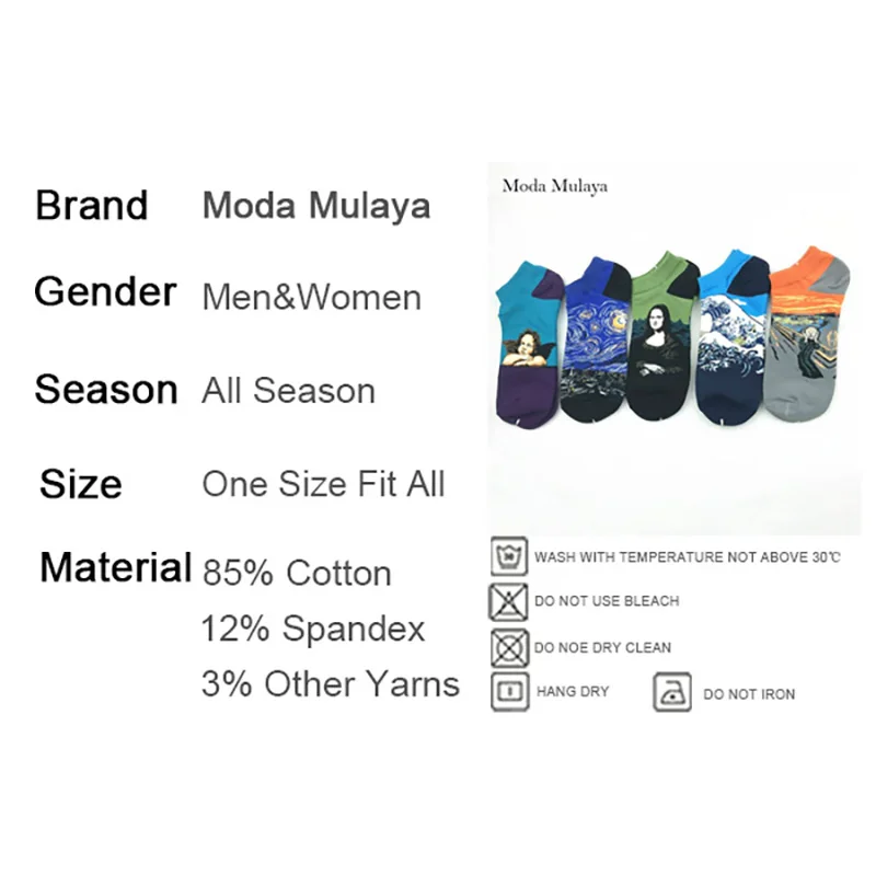 Женские забавные носки с принтом 1 шт. милые художественные теплые зимние