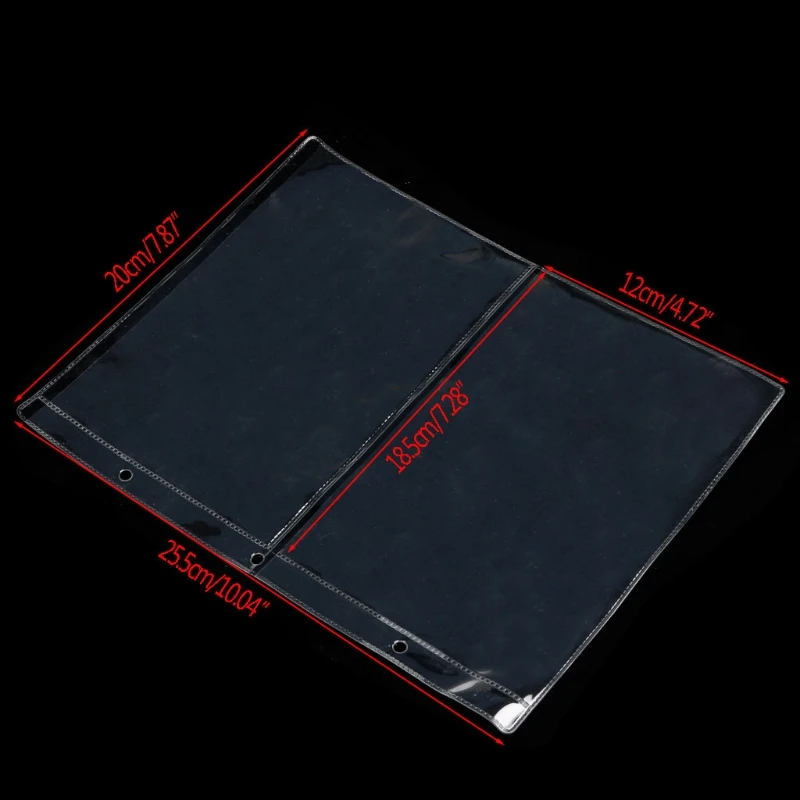 

Album Pages 2 Pockets Money Bill Note Currency Holder Storage Collection 1 Sheet 87HB