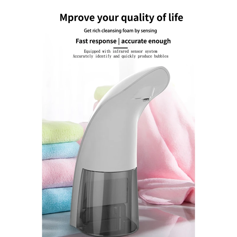 

Portable 330Ml Soap Dispenser Automatic Induction Gel Washing Hand Home Sensor