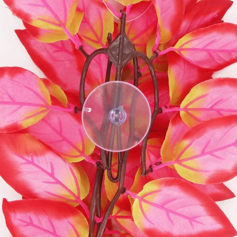 3 предмета в комплекте под рептилию растения Пластик Террариум завод висит из