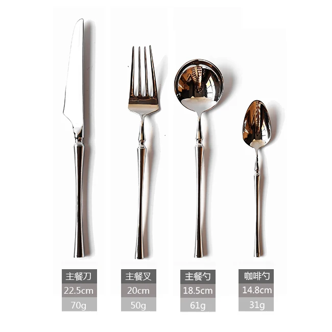

Europe Simple Cutlery Set Fashion Reusable Utensil Kit 4pcs Stainless Steel Dinner Set Juegos De Vajilla Home Decore Ec50cj