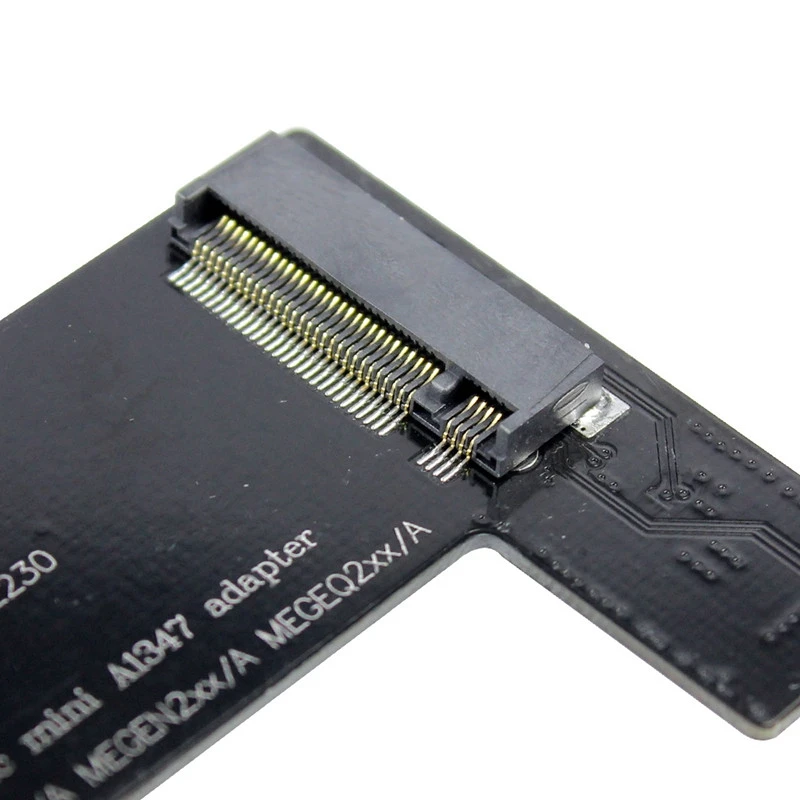 

New NVMe M2 SSD Converter Card to for Apply Mac Mini 2014 A1347 MEGEN2 MEGEQ2 Adapter Raiser PCI Express NGFF 760P 600P Riser Ca