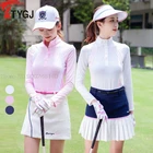 Футболка женская весенне-летняя, с длинным рукавом, для гольфа, 2020