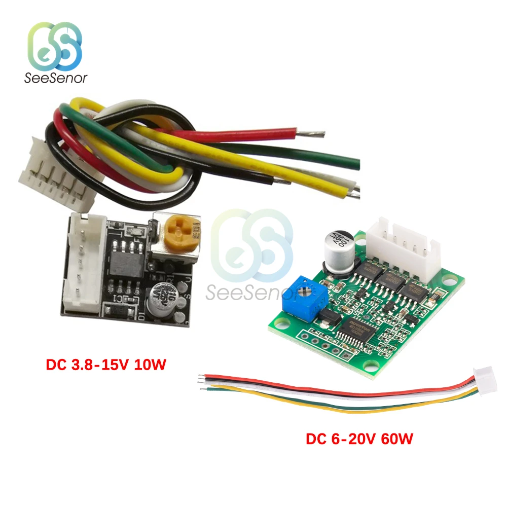 Трехфазный бесщеточный двигатель постоянного тока DC3.8-15V 10 Вт DC6-20V 60 модуль PWM без