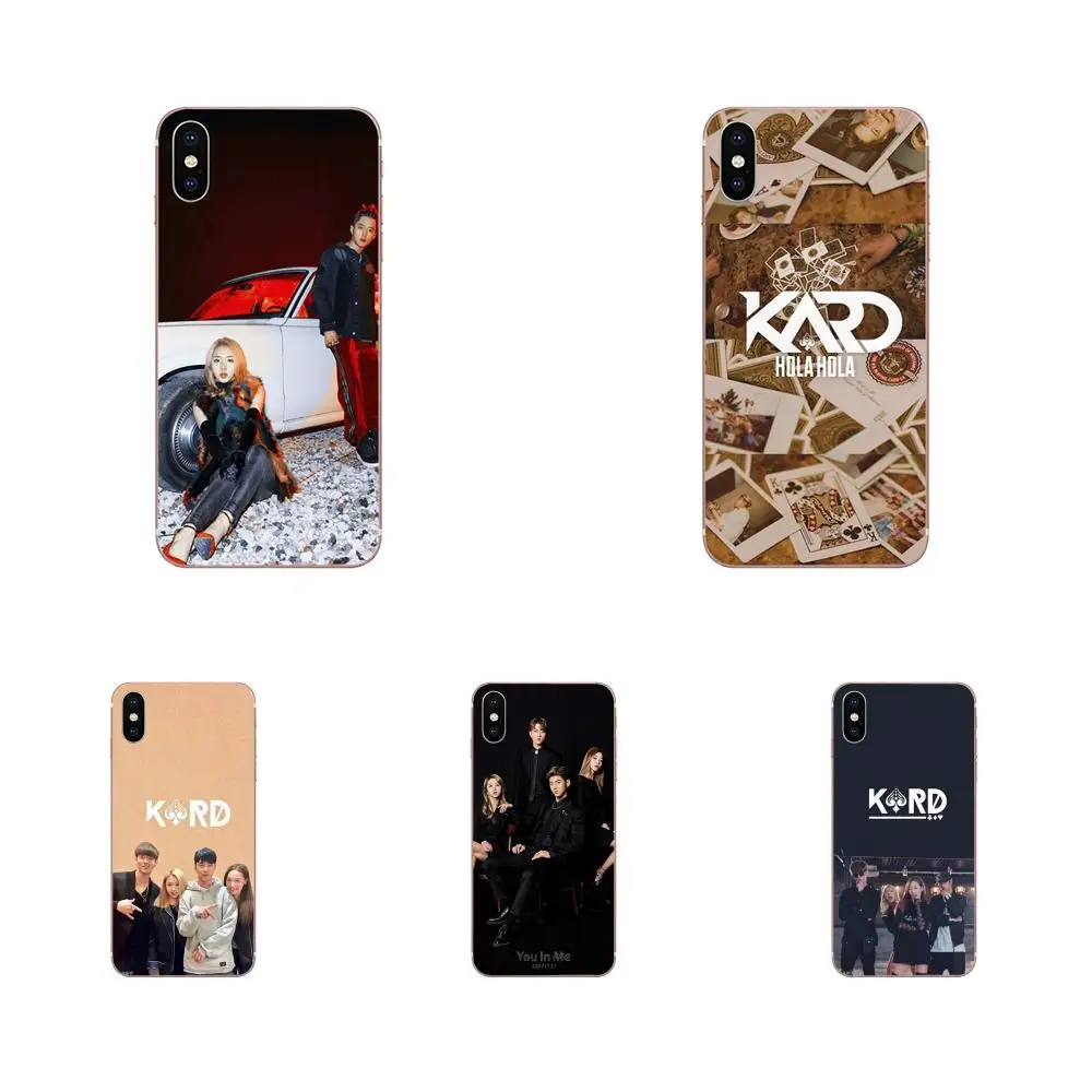 Розовый узор из ТПУ Корейская группа Kpop K.a.r.d для Huawei Nova 2 V20 Y3II Y5 Y5II Y6 Y6II Y7 Y9 G8 G9 GR3 GR5