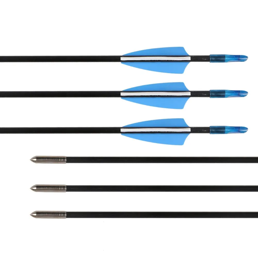 Стрелы из стекловолокна для стрельбы лука 31 дюймовые охотничьи стрелы