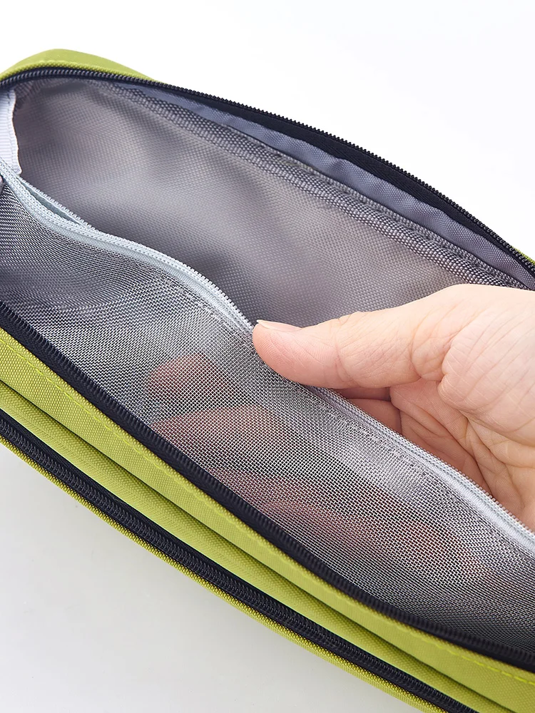 Пенал школьный на молнии многослойный Чехол для карандашей и ручек милые