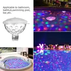 Плавающий подводный Декор Светильник RGB погружной светодиодный диско вечерние светильник свечение показать плавательный бассейн гидромассажная Ванна светильник для спа ванны младенца светильник