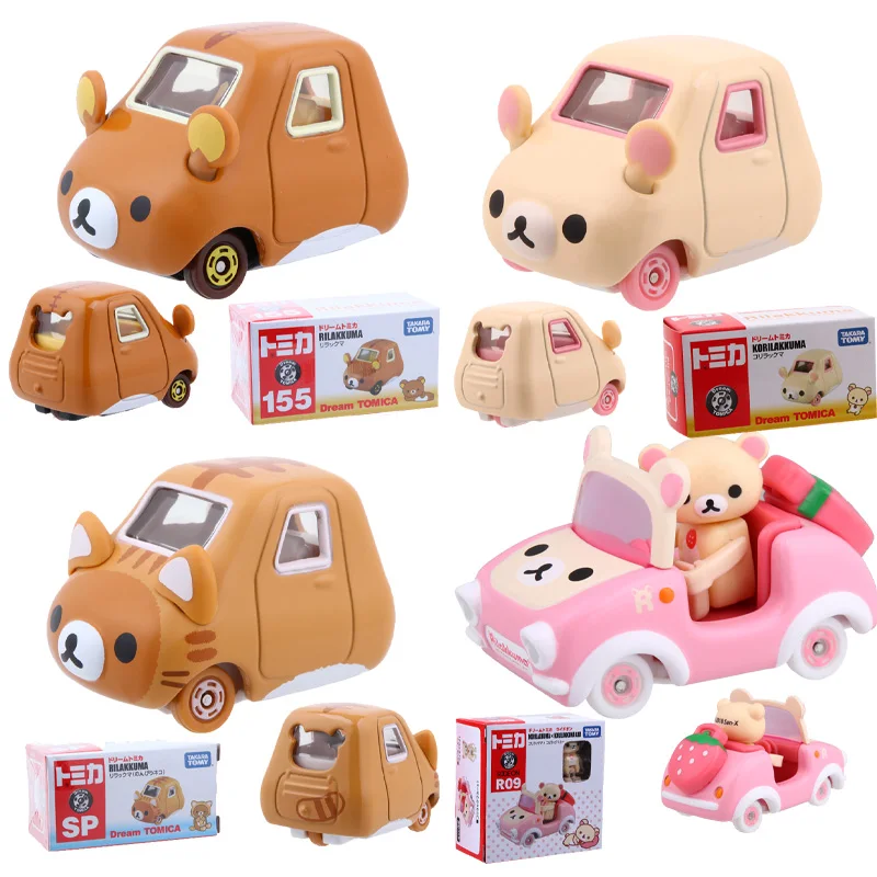 

Tomy Tomica Rilakkuma Metal Diecast Car Model Peripherals Collectabl Series Kid Toys Gift Boy Birthday Present