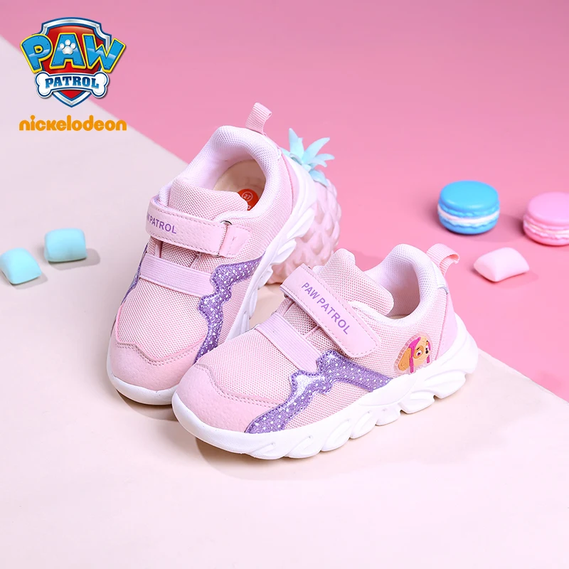 PAW PATROL/детская обувь; модные кроссовки для девочек и мальчиков; легкая Нескользящая дышащая обувь из сетчатого материала; детская повседневная обувь высокого качества