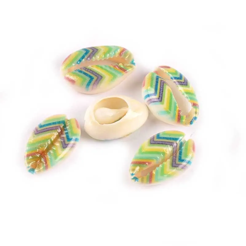 10 шт. модные натуральные бежевые морские ракушки для ювелирных изделий ручной