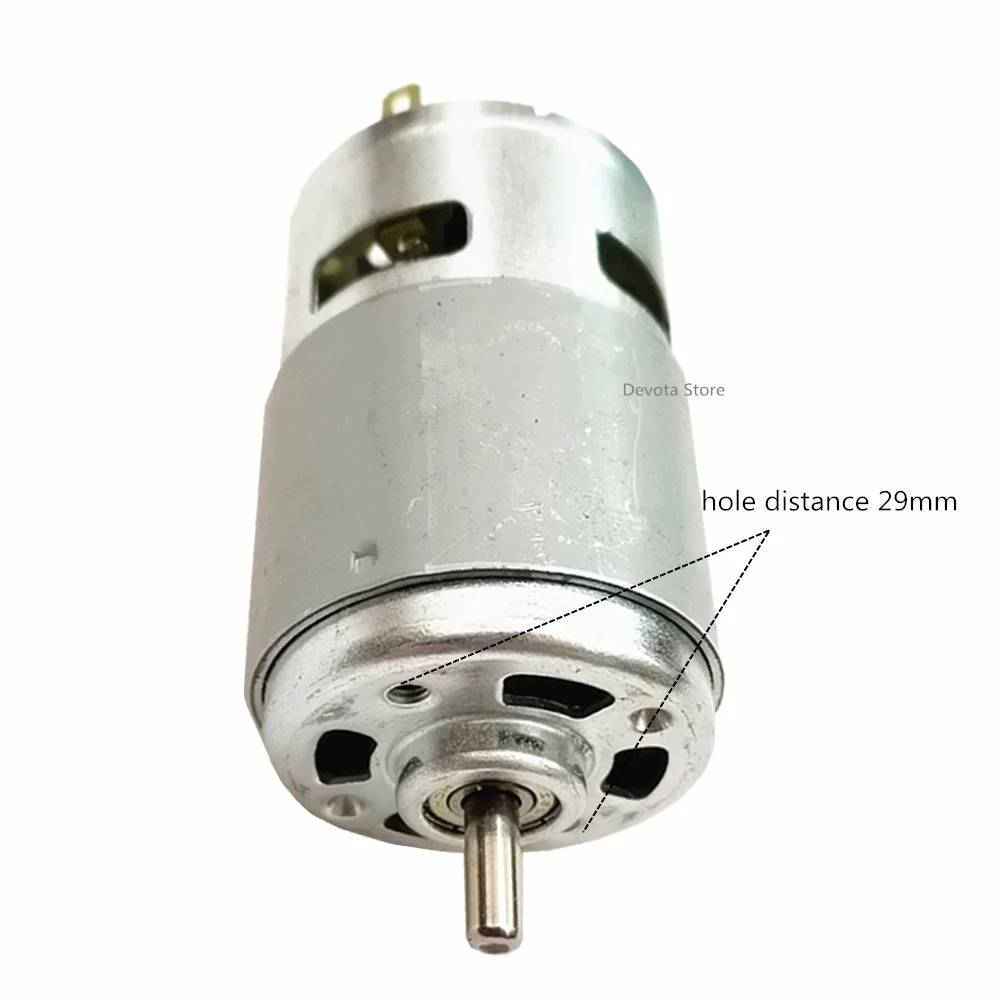 RS 775 DC 12V 24V 36V 48V 60V двойной шарикоподшипник двигателя 3400 об/мин 10000 20000 ОБ/мин
