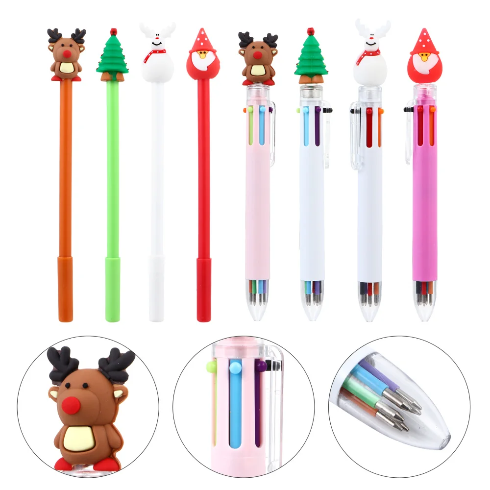 

8pcs Durable Pen Lovely Ink Pen Useful Students Stationery (Mixed Style)
