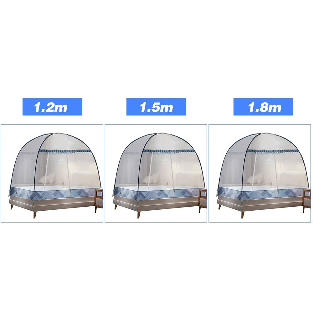 

Foldable Mosquito Net For Bed Mongolian Yurt Mosquito Net Single Double People Mosquito Net Folding Bed Nets For Travel Camping