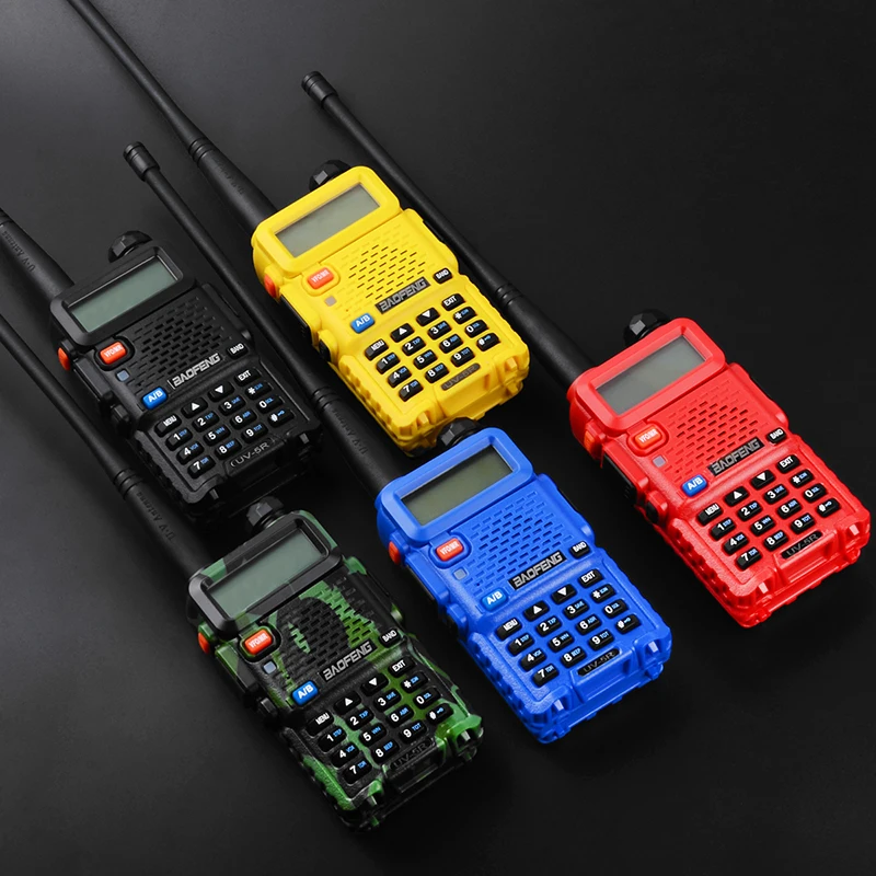 2PCS Hot Portable Radio Baofeng UV-5R two way radio Walkie Talkie pofung 5W vhf uhf dual band baofeng uv 5r