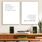 Эд Ширан, свадебная прекрасная песня, лирика, типография, плакат, минималистичные принты над кроватью, настенное украшение, Картина на холсте