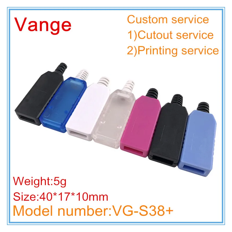 5 шт./лот формовочный корпус IP54 ABS пластиковая коробка для зарядки через usb с