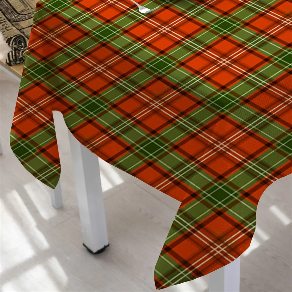 Домашняя скатерть Рождественская декоративная ткань художественная