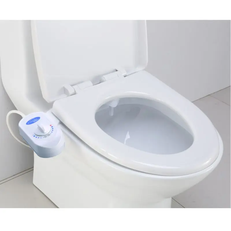 

Bidet Fresh Water Spray Dual Nozzles Mechanical Bidet Toilet Seat Attachment