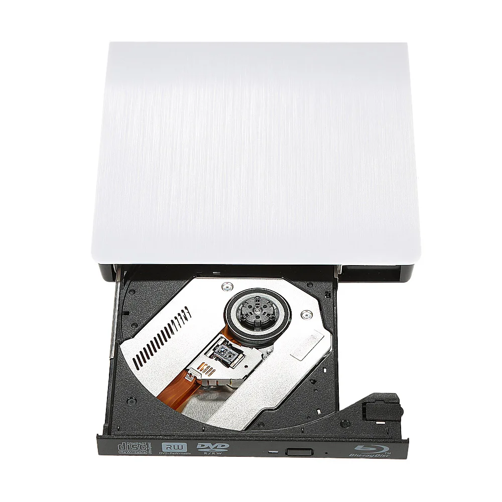 Ультратонкий внешний накопитель USB 3 0 Burner Writer BD ROM 3D Blu Ray плеер для Linux Windows Mac