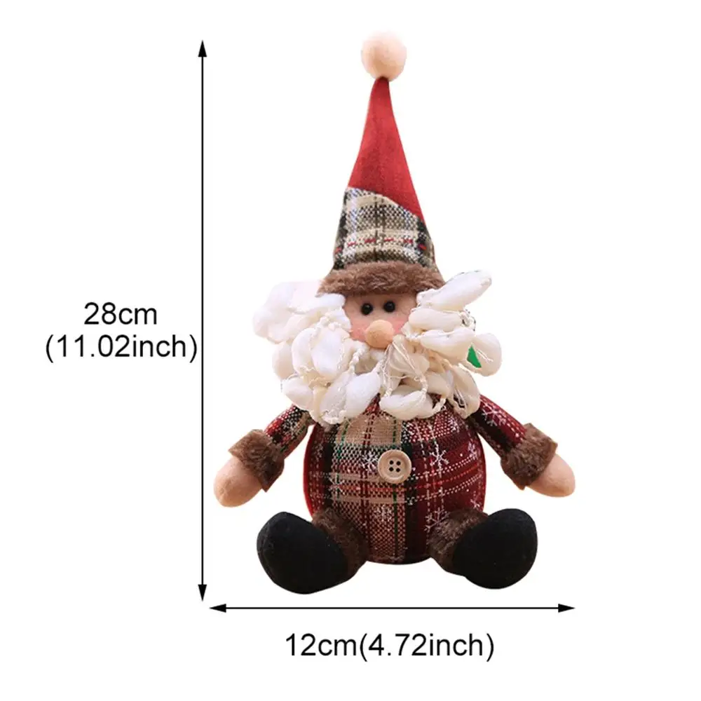QIFU Christmas Cartoon Doll Ornaments Merry Decorations For Home Xmas Gift 2021 Navidad Happy New Year Decor 2022 Noel | Дом и сад