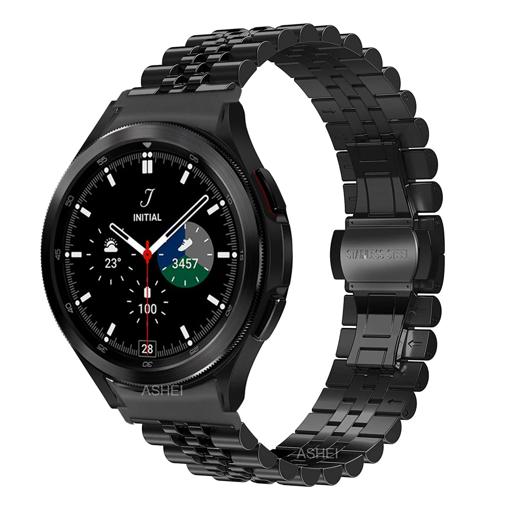 

Ремешок без зазора для samsung galaxy watch 4 calssic 46 мм 42 мм, браслет из нержавеющей стали для galaxy watch 4 44 мм 40 мм