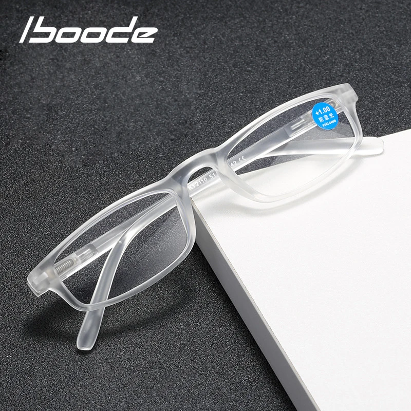 Iboode Anti Blue Ray очки для чтения мужские и женские удобные маленькие оправы