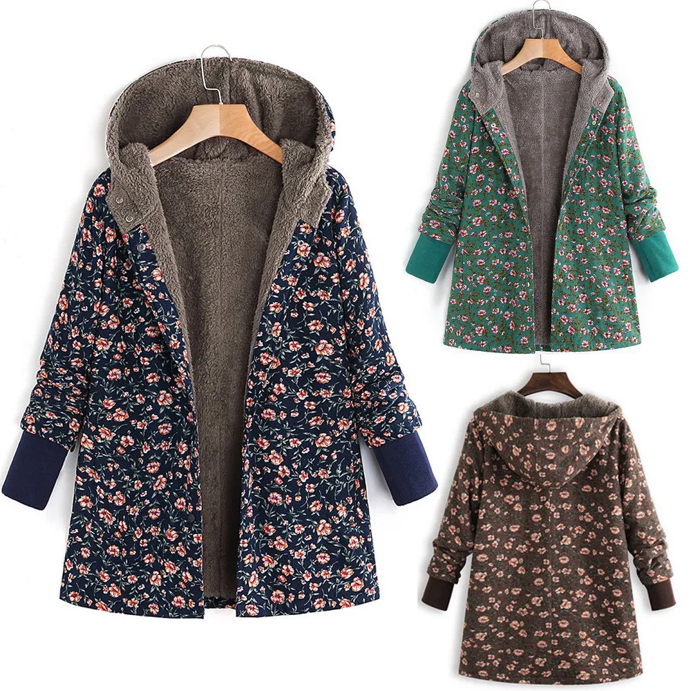 Осенне зимнее пальто женское повседневное Новое модное винтажное флисовое