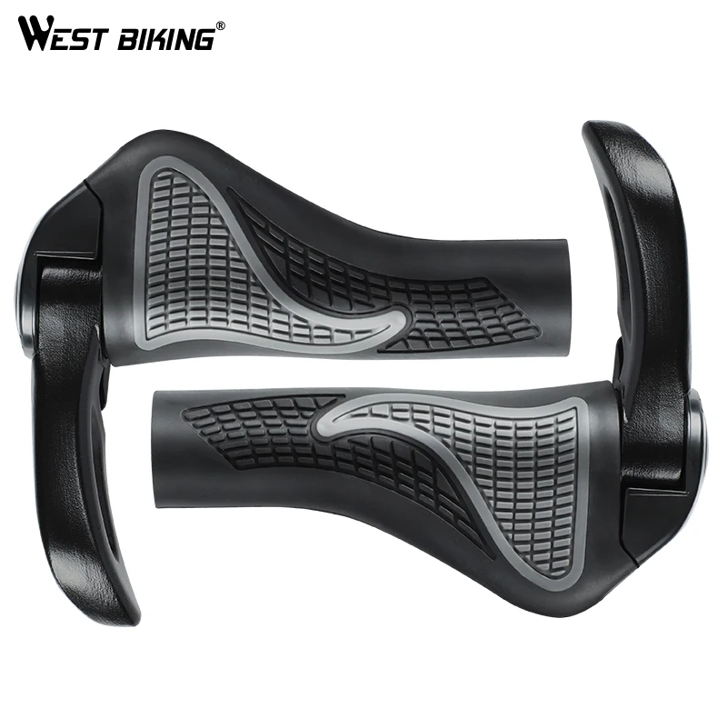 Велосипедные ручки WEST BIKING MTB противоскользящие эргономичные велосипедные Рули