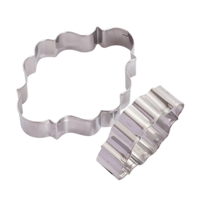 4 шт./компл. европейские свадебные рамки Формочки печенье Нержавеющая сталь