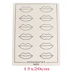 Скины для губ, 351015 шт., профессиональные, для практики татуировки, косметики, перманентного макияжа, искусственные губы, товары для практики кожи, Бесплатная доставка