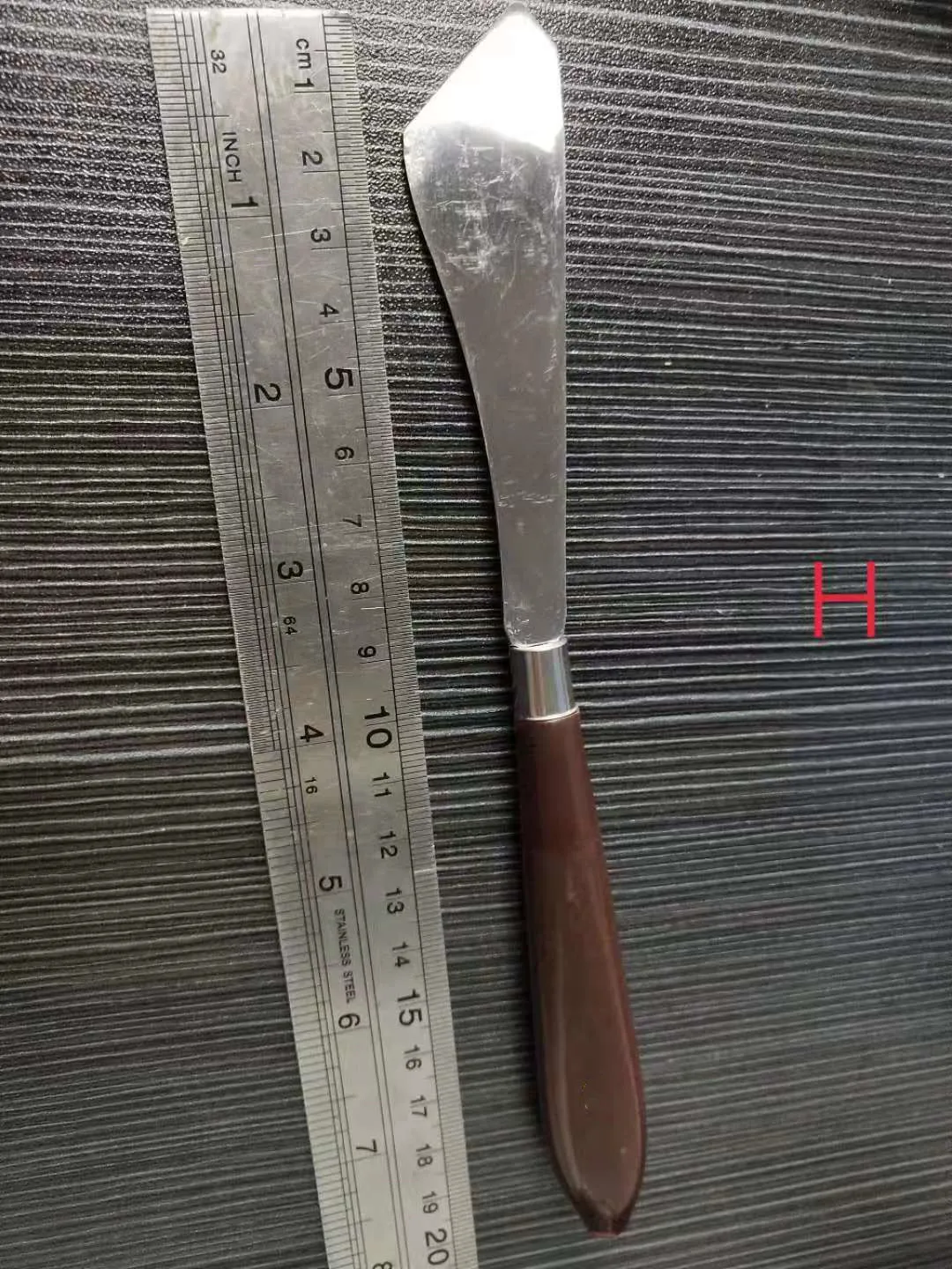 Скребковый нож текстура краски er палитра масла смесь скребковый художественный рисовальный шпатель ящик акварельные студенческие пигментные краски инструмент - Цвет: H