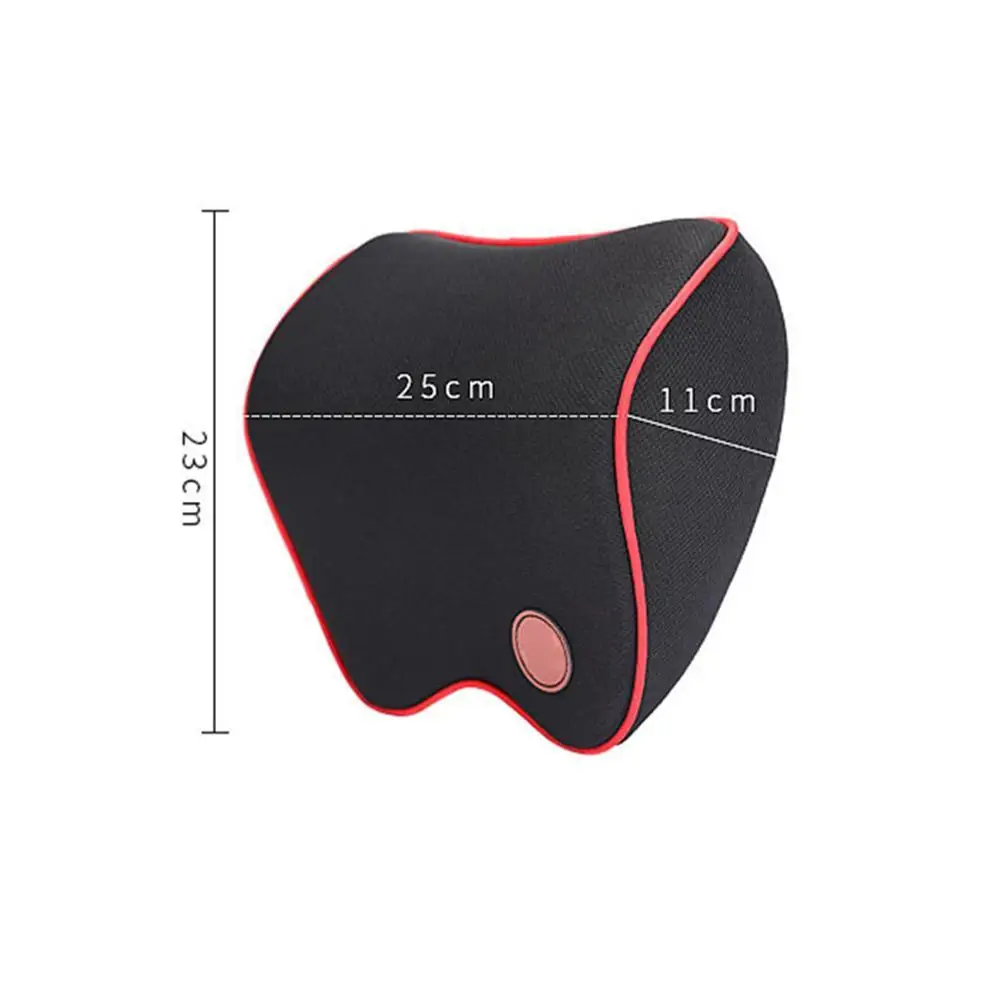 

1pcs car Headrest Car Neck Pillow Filled Fiber Auto Cushion Memory For Travel Foam Support Accessories Rest I1Y4