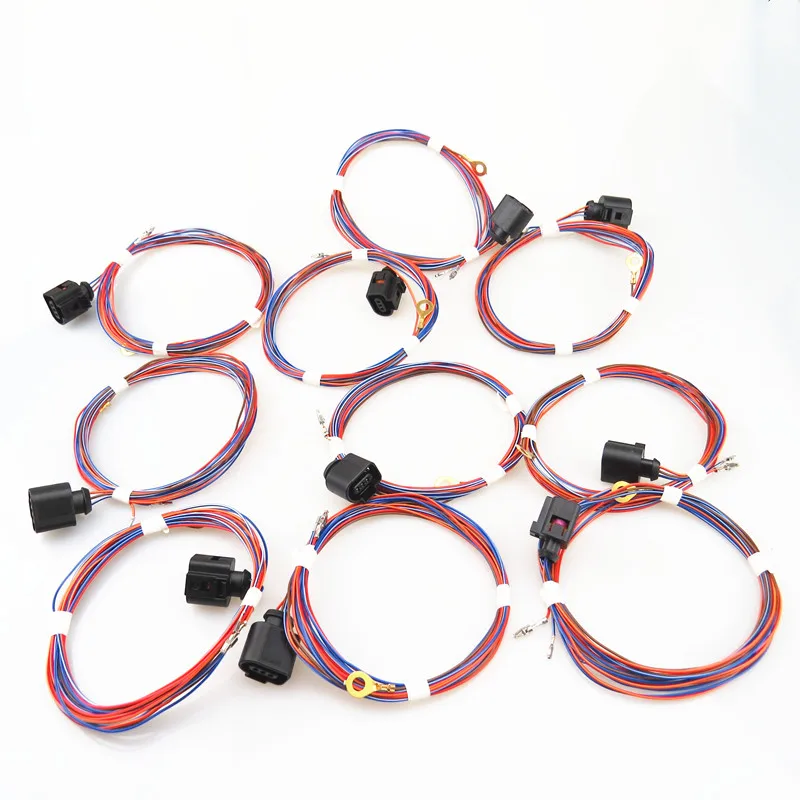 Сигнализация AZQFZ для задней двери, Автомобильная сигнализация, сигнал безопасности, звуковой сигнал, жгут проводов для Seat Leon Altea VW CC Polo Caddy Rabbit 1J0 973 703