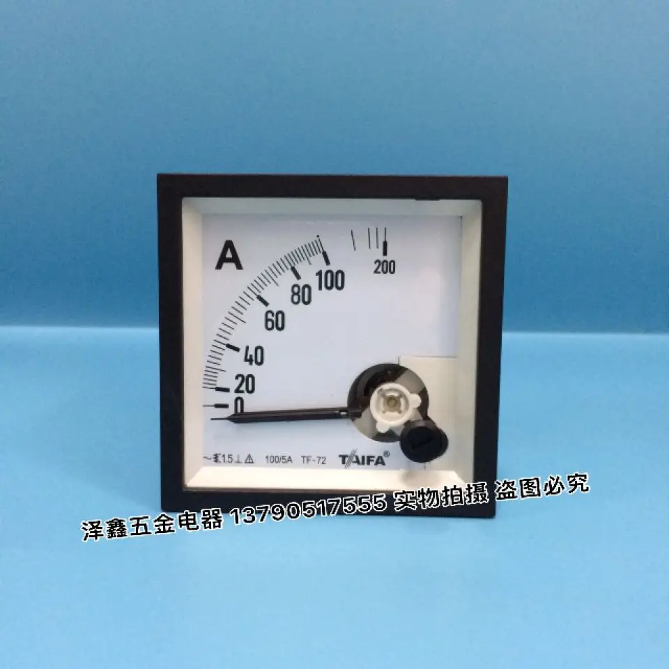 

Taifa AC Ammeter TF-72 Ammeter Voltmeter AC 5A10A15A20A30A100 5