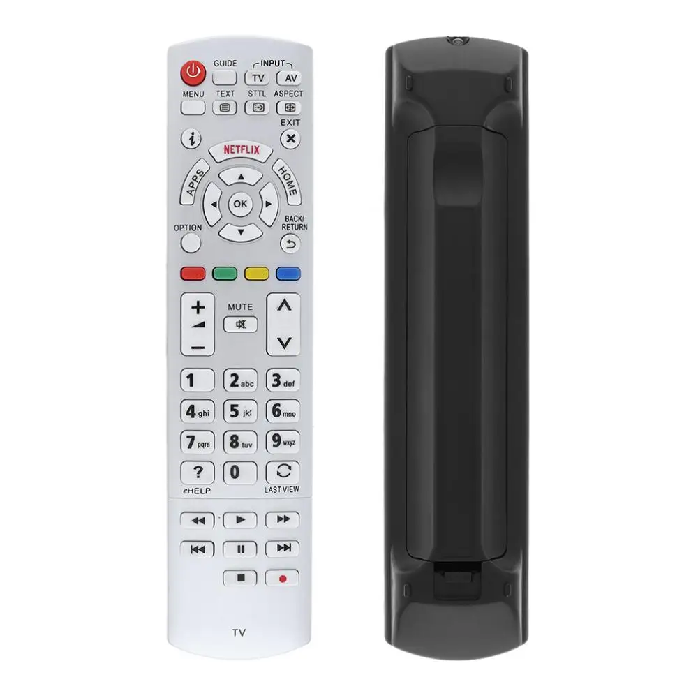 

Universal 3D TV Remote Control Replacement Support 2 x AAA Batteries Fit for Panasonic N2QAYB001010 / N2QAYB000842 / N2QAYB00084