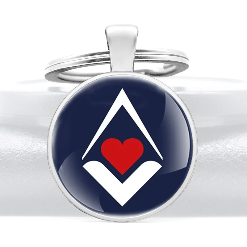 

New Fashion Heart Masonic Design Key Chain