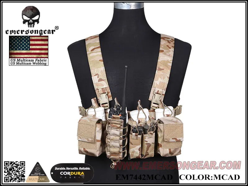 Emerson gear Emerson тактическая нагрудная установка D3CR быстрая штурмовая Военная Броня страйкбол охотничий Перевозчик жилет Боевая Экипировка - Цвет: MCAD