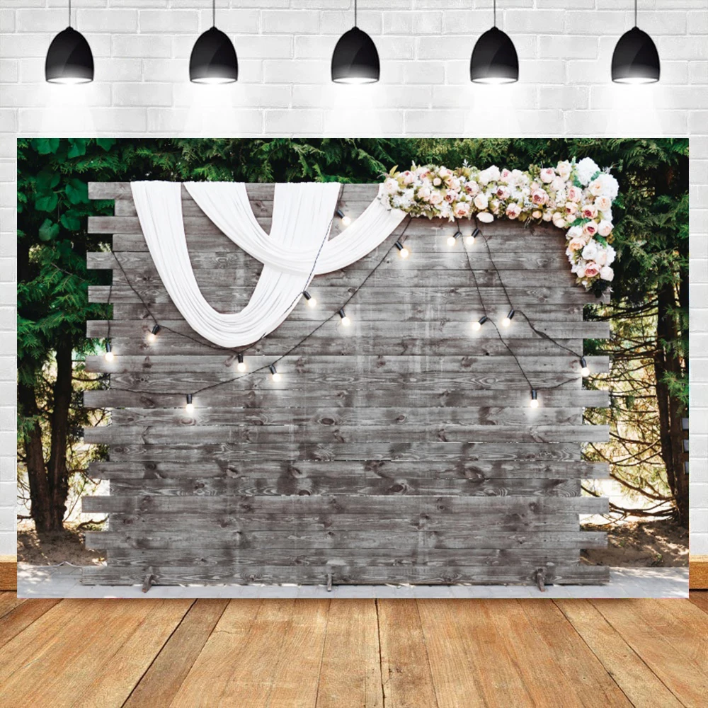 Свадебный фон для фотосъемки цветы стена Романтическая любовь церемония