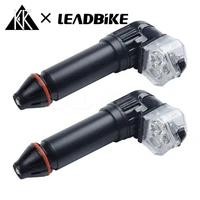 kr bicycle handlebar plug light led turning warning light usb charging durable waterproof mountain bike handlebar light