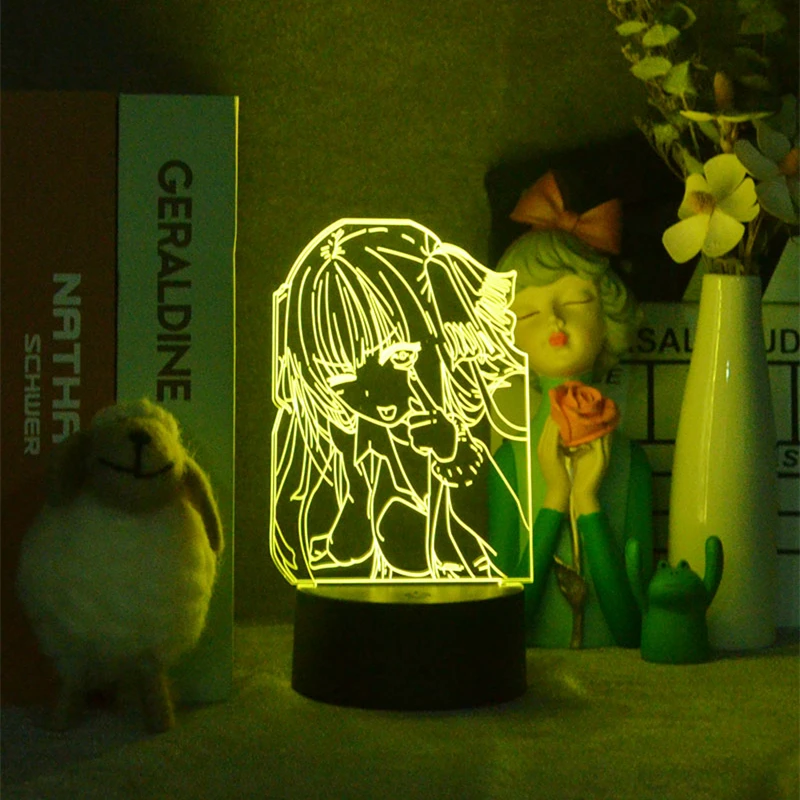 

The Quintessential Quintuplets Nino Nakano LED Night Light for Bedroom Decor Kawaii Birthday Gift Anime 3D Lamp Nino Nakano