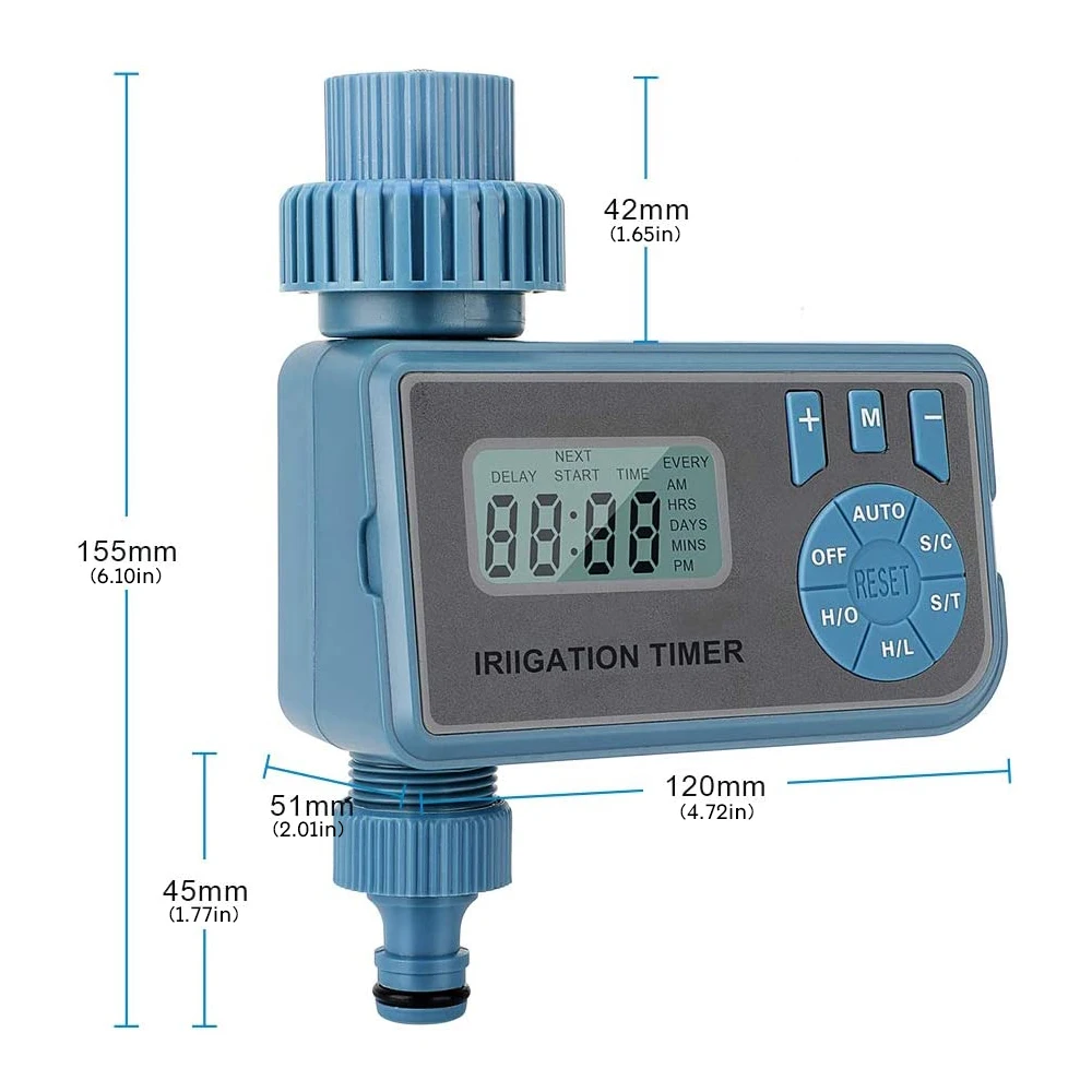 

DIY Drip Irrigation System Irrigation Controller With LED Display Automatic Watering Irrigation Timer Garden Drip Watering Kits