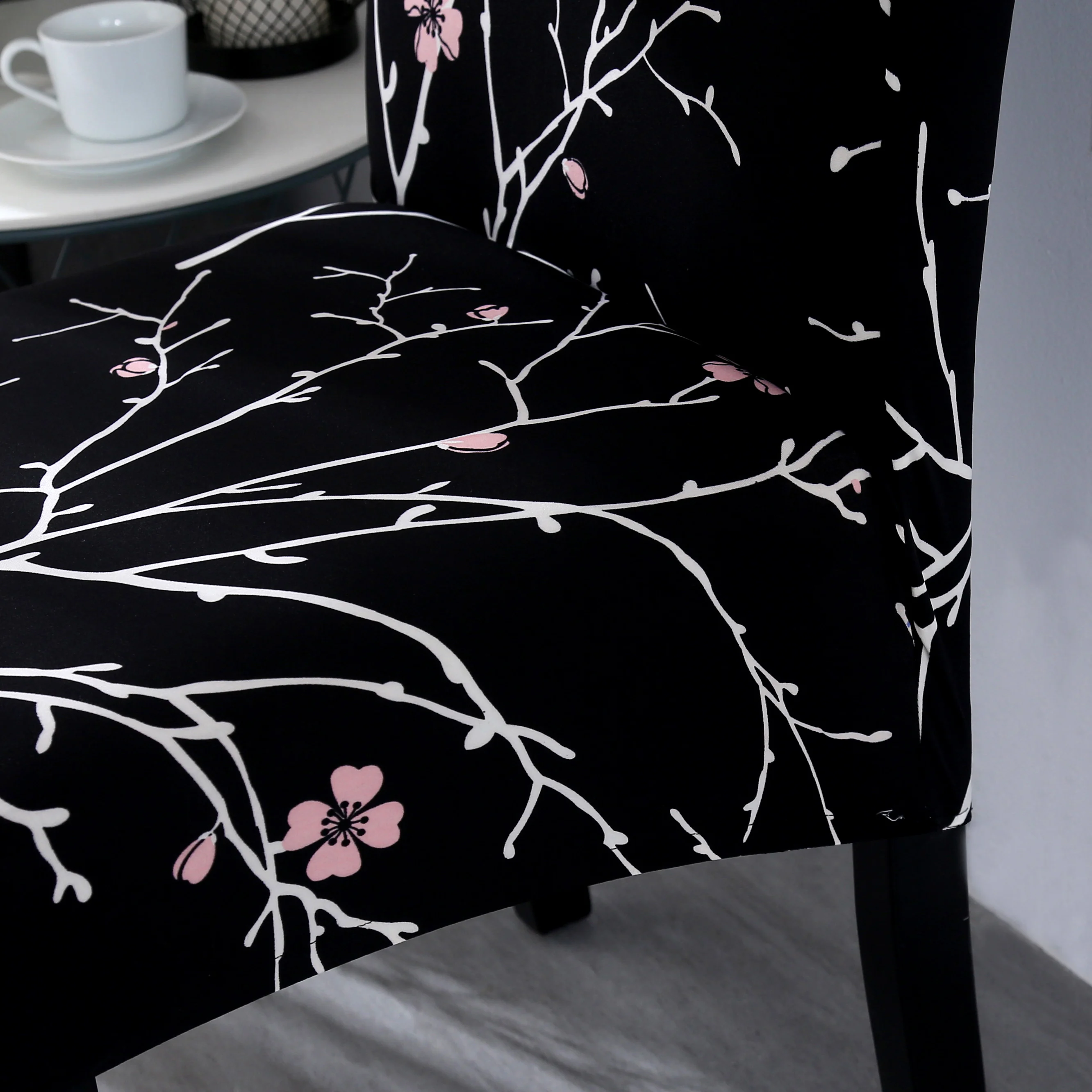 Полосатый стул ресторан упругое сиденье Чехол для стула ресторана Дома Офиса