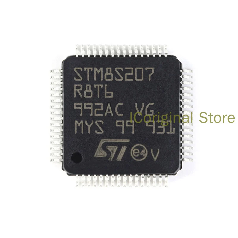 Оригинальный чип STM8S207R8T6 упаковка LQFP64 stmicroelectronics MCU микроконтроллер IC