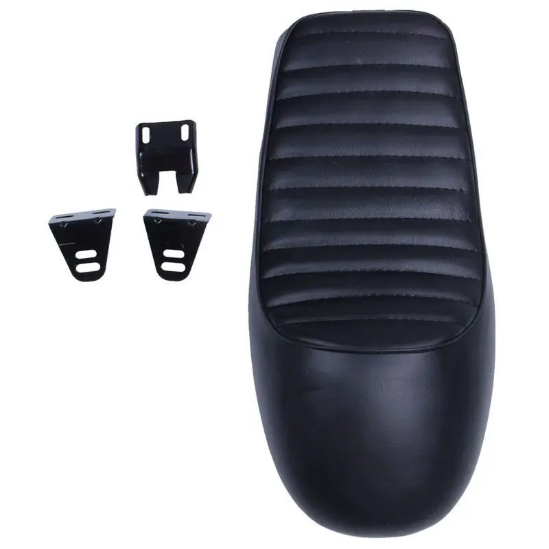 Мотоциклетное Ретро сиденье винтажное горб Кафе Гонщик Седло скрембовка плоская