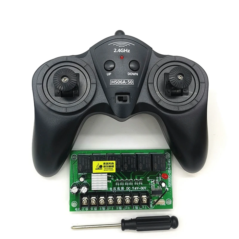 

Радиоуправляемая система для сборки автомобиля, робота, экскаватора, 2,4 ГГц, 6-канальный пульт дистанционного управления, передатчик, 7,4-30 в, ...