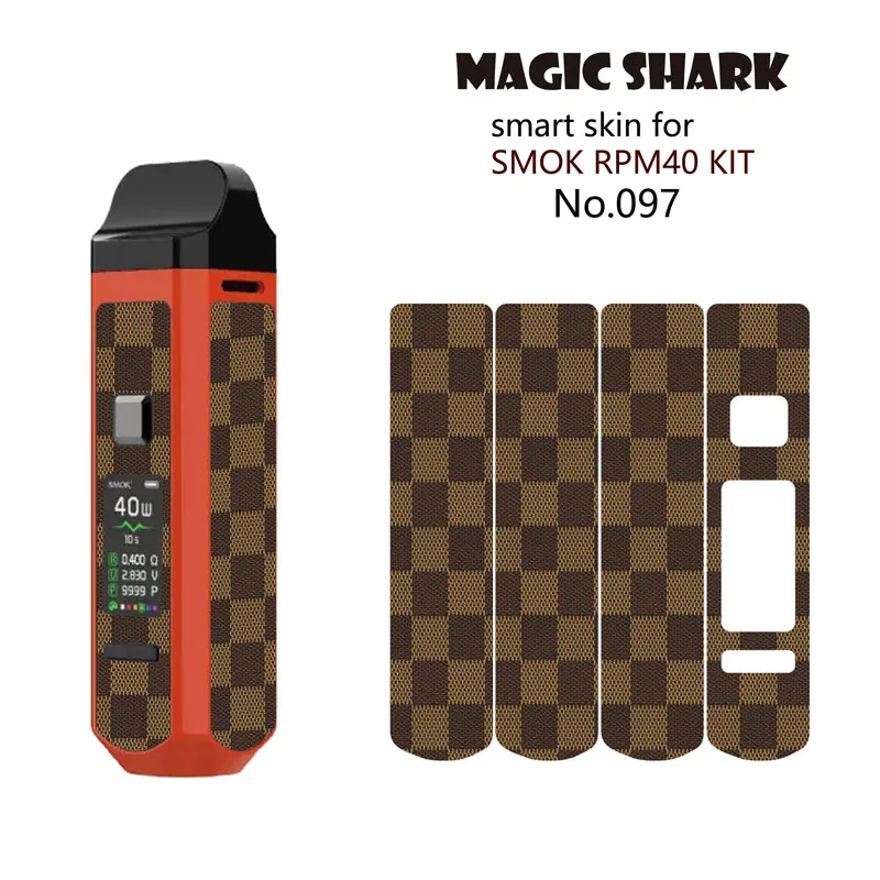 

Magic Shark Dollar Weave Crayon Shinchan Snake Vape Stereo Film Case Cover Sticker for Smok RPM40 Kit